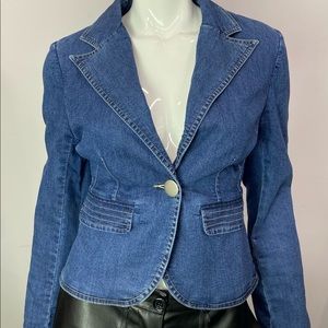 Carbon Orchid Denim Blazer